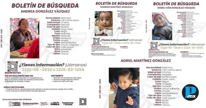 Cuatro integrantes de una familia son buscados en Zacatl&aacute;n