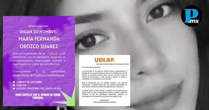Comunidad universitaria reclama empat&iacute;a a UDLAP por Mar&iacute;a Fernanda