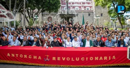 Antorcha alista concentraci&oacute;n de m&aacute;s de 50 mil personas en Puebla 
