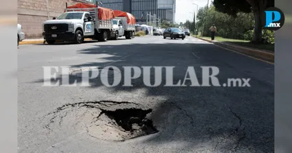  A un mes de reparar un socav&oacute;n, aparece otro en C&uacute;mulo de Virgo