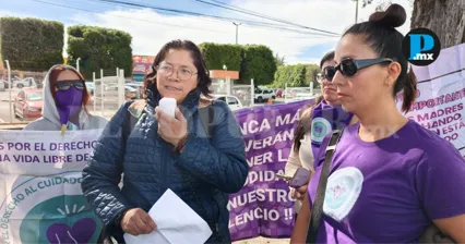 Irene, acompa&ntilde;ada por activistas, pidi&oacute; imparcialidad en el proceso judicial derivado de su denuncia por violencia familiar.