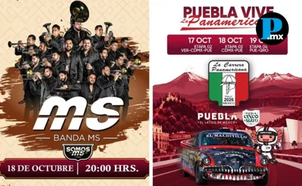 &iexcl;Banda MS y autos cl&aacute;sicos! As&iacute; ser&aacute; el fin de semana en Puebla