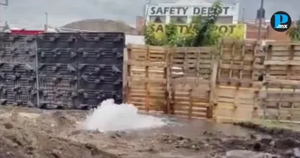 Agua de Puebla atiende fuga que dejar&iacute;a sin suministro a cinco colonias