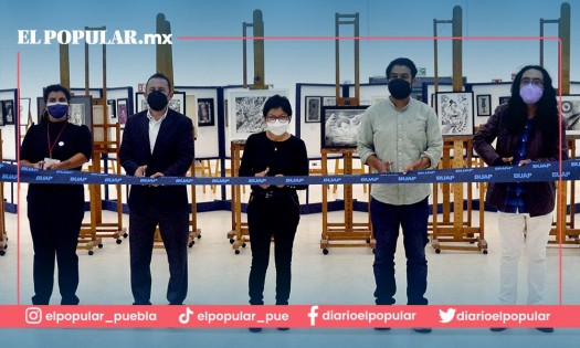 La Rectora Lilia Cedillo inaugura la exposición “Feria a la tinta”