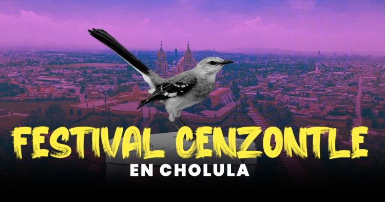 Festival Cenzontle vuelve a Cholula el 25 de noviembre
