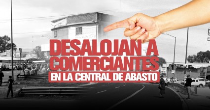 Bloquean la México-Puebla por conflicto en Central de Abastos