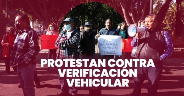 Conductores piden cancelación del Programa de Verificación Vehicular