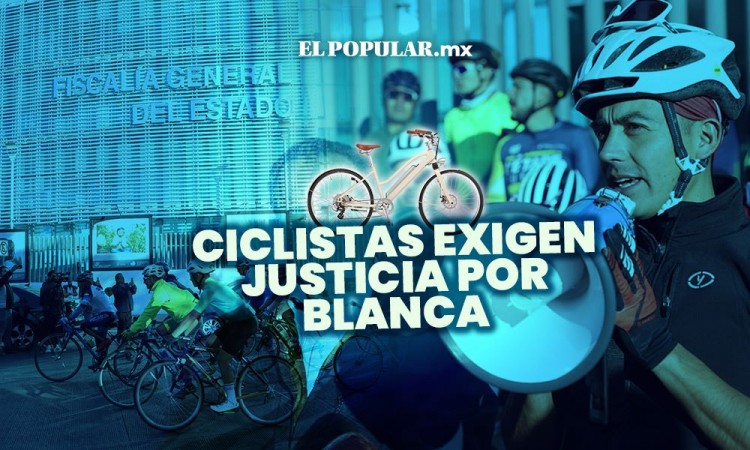 Ciclistas de Puebla exigen justicia por Blanca Chantes