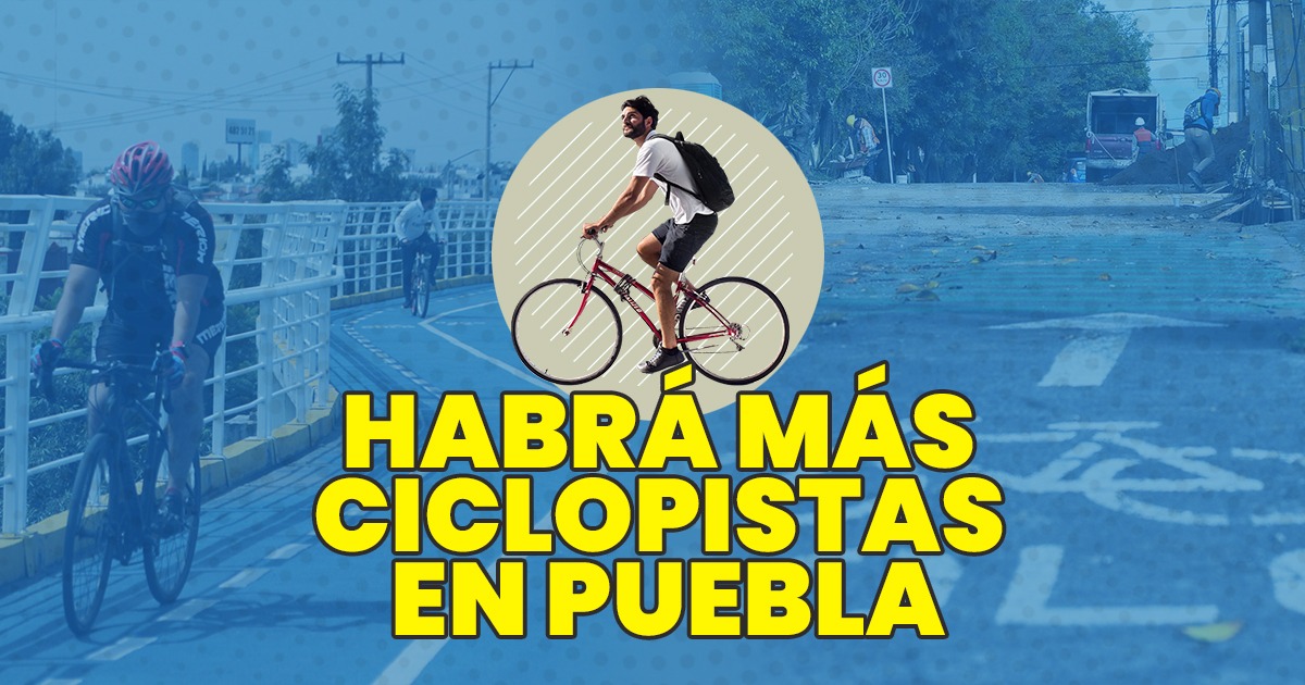 Anuncian más ciclopistas en la capital poblana