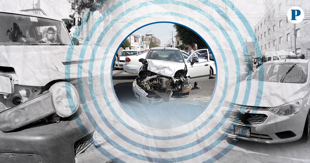 Reporte de accidentes viales en Puebla capital de enero a marzo de 2023