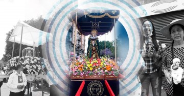 Se llevó a cabo la Procesión del Viernes Santo en la capital poblana.