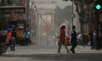 La calidad del aire de este domingo fue 300% más dañina por la caída de ceniza