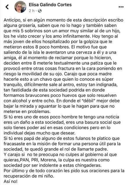 Amigos y familiares de Ernesto piden el apoyo de la ciudadanía para dar con el paradero de los agresores