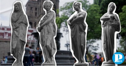 Las Musas del Zócalo, un emblema del Centro Histórico de Puebla 