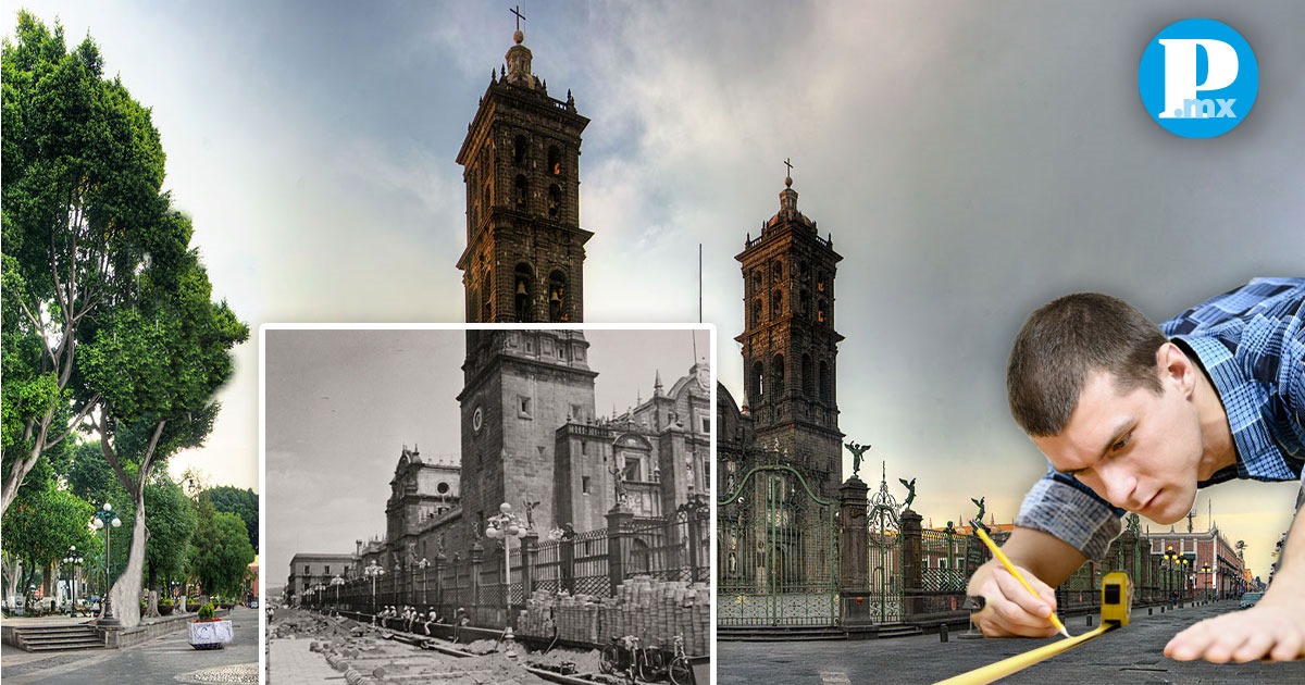 ¿Cuánto mide el Centro Histórico de Puebla?