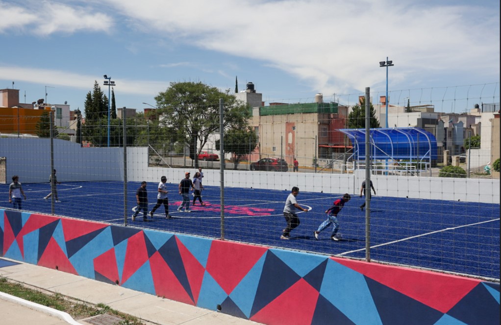 Nuevas canchas del Complejo Multideportivo del sur