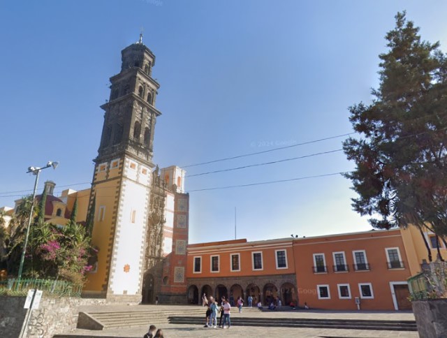 Templo y convento franciscano de la impresión de las llagas de San Francisco, Puebla. Foto: GoogleMaps