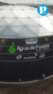 Nuevo macrotanque Gaza-Xonacatepec mejorará el suministro de agua para 43 mil habitantes en Puebla