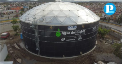 Nuevo macrotanque Gaza-Xonacatepec mejorará el suministro de agua para 43 mil habitantes en Puebla