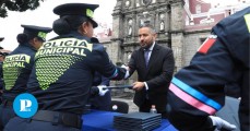 Toman protesta 95 nuevos policías municipales en Puebla Capital