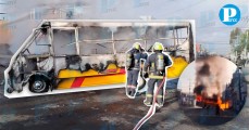 Se incendia Ruta 10 en San Jerónimo Caleras