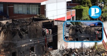 Incendio consume domicilio en la zona de Los Herederos, Puebla