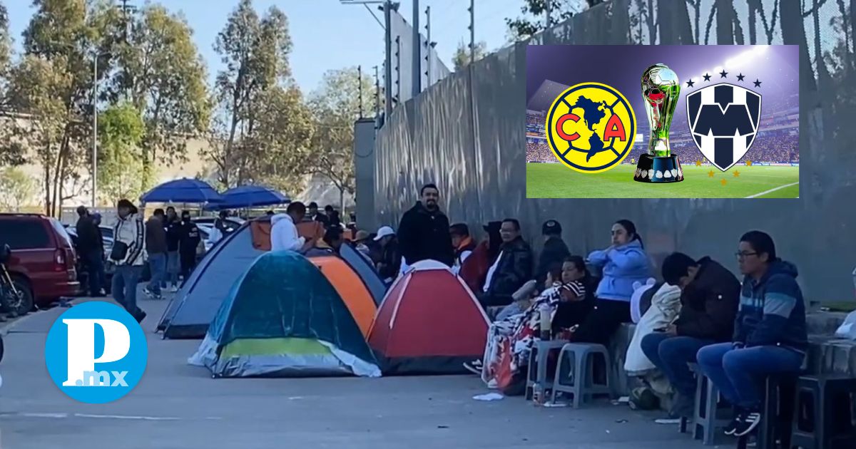 Aficionados acampan por boletos del América vs Rayados; venta será en línea