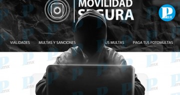 Borran página fake de pago de fotomultas en Puebla