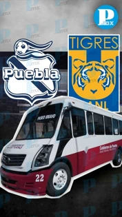 Habrá transporte nocturno tras partido del Puebla contra Tigres