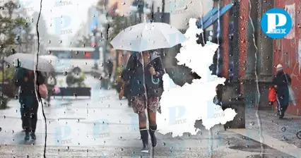 ¡No guardes el paraguas! Pronostican 7 días de lluvias en Puebla
