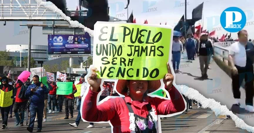 Caos vial por manifestación de la 28 de Octubre en zona de la Capu