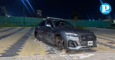 Roban en 10 minutos llantas a camioneta Audi en Cascatta