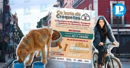 ¡Ejercítate con causa! Colecta de croquetas en la Vía Recreativa de Puebla