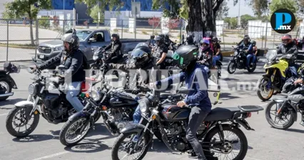 Motociclistas vuelven a protestar contra la &ldquo;Ley Casco&rdquo; en Puebla capital