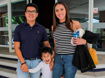 Fernando, Amaral y Sandra