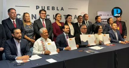 El convenio busca fortalecer la vinculaci&oacute;n entre estudiantes de tecnol&oacute;gicos de Puebla y el sector empresarial.