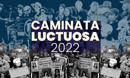 Realizan caminata luctuosa por feminicidios en Puebla