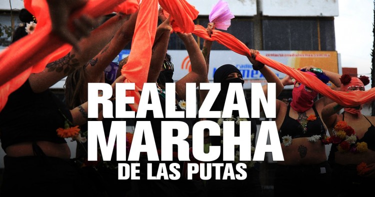 Realizan edición número 12 de la Marcha de las Putas en Puebla