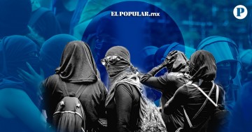 Separatistas presentes en el 8M Puebla