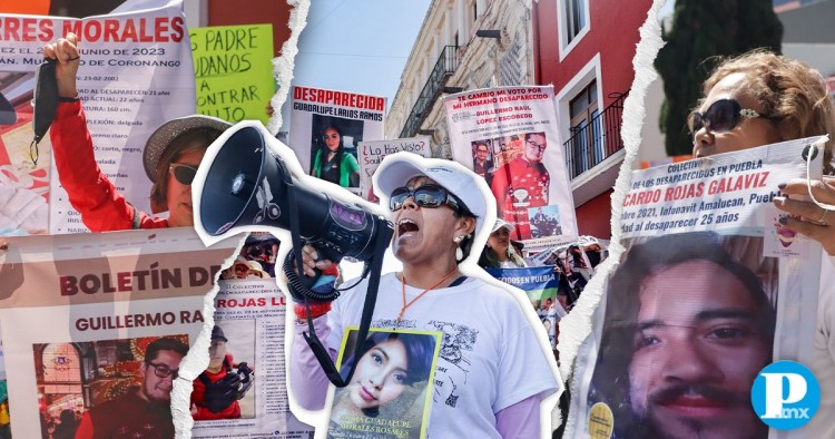 Colectivo Voz de los Desaparecidos marcha el 8M para visibilizar casos de personas desaparecidas
