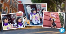 Feministas renombran calles del Centro Histórico: colocan nombres de mujeres