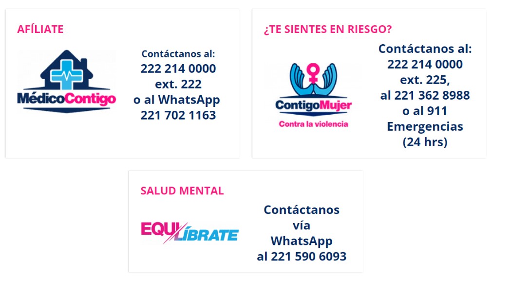 Números de contacto de Servicios DIF municipal 