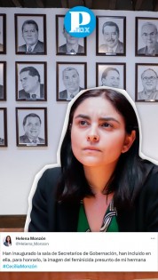 Un insulto que aparezca foto de Zavala en la nueva Sala de Secretarios: Helena Monzón