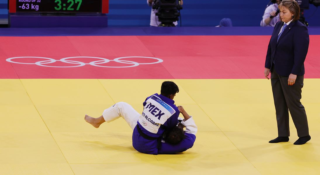 Prisca Awiti compitiendo por la medalla en París 2024. Foto: CONADE