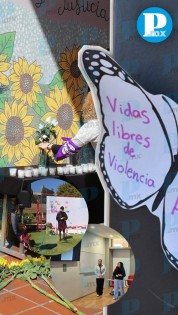Con mariposas de colores; Ibero rinde homenaje a víctimas de feminicidio