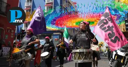 Colectivas feministas y mujeres participaron en la Marcha de las Putas