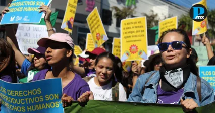 Movilizaci&oacute;n del 8M en San Salvador ocurrida en 2020