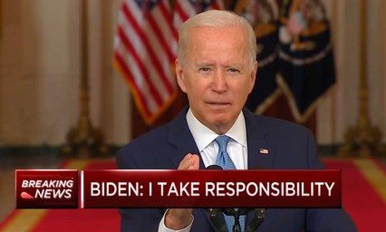  "La guerra en Afganistán ha terminado ya", proclamó Joe Biden