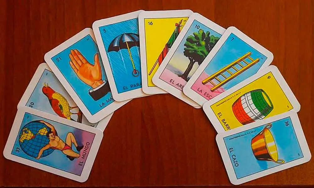 Versión de lotería mexicana creada por Samuel Juárez Martínez