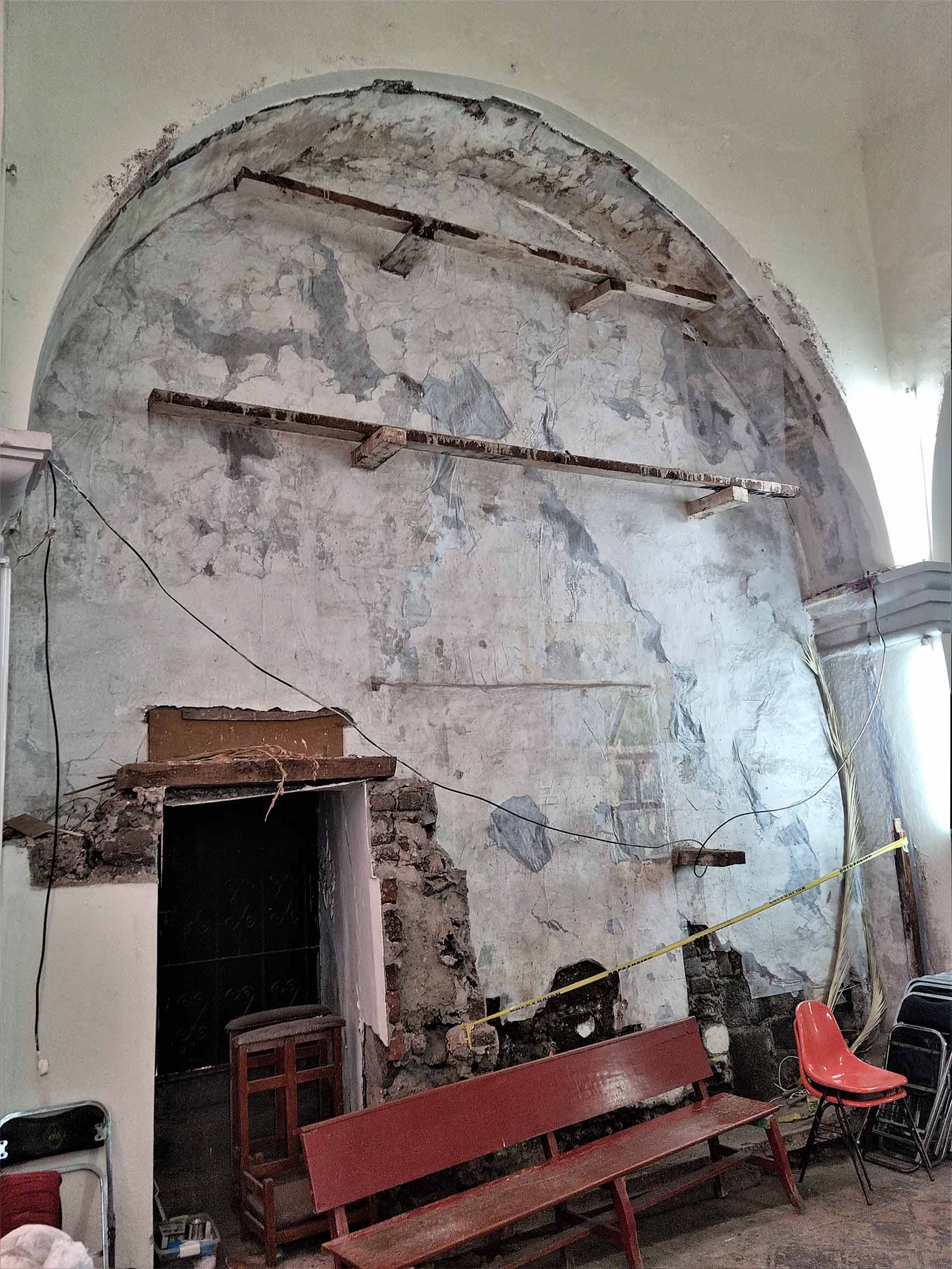 Parroquia de Santiago Apóstol, Xochimilco, CDMX. Foto: Jorge Salcedo.